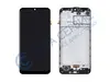 Дисплей для Samsung M215F Galaxy M21 (2020) в рамке + тачскрин черный (оригинал 100%)