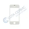 Стекло для Apple iPhone 4/ 4S белое HQ