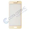 Стекло для Samsung A300F Galaxy A3 золотой