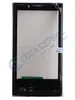 Тачскрин (сенсор) для Huawei U9000 Ideos X6 черный в сборе с передней панелью AAA