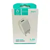  Сетевая USB зарядка Denmen Single DC01 (white)