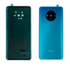 Задняя крышка для OnePlus 7T синяя матовая (Nebula Blue) со стеклом камеры