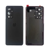 Задняя крышка для OnePlus 9 Pro черная (Stellar black) со стеклом камеры
