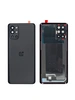 Задняя крышка для OnePlus 9R черная (Carbon Black) со стеклом камеры