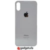 iPhone XS Max - задняя стеклянная крышка Silver