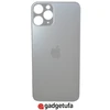 iPhone 11 Pro Max - задняя стеклянная крышка Silver (Широкий вырез)