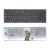 Клавиатура Lenovo IdeaPad Z560 Z565 G570 G770 черная с черной рамкой, Б/У