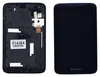 Модуль (матрица + тачскрин) Lenovo IdeaTab A1000L с рамкой (черный)
