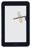 Сенсорное стекло (тачскрин) Huawei Mediapad 7 Vogue S7-602 с рамкой (черный)