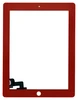 Сенсорное стекло (тачскрин) для iPad 2 (красный)