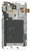 Модуль (матрица + тачскрин) для Samsung Galaxy Note 1 GT-N7000 с рамкой (белый)