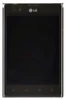 Модуль (матрица + тачскрин) для LG Optimus VU P895 с рамкой (черный)