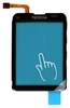 Сенсорное стекло (тачскрин) для Nokia С3 (черный)