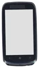 Сенсорное стекло (тачскрин) для Nokia Lumia 610 с рамкой (черный)