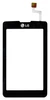 Сенсорное стекло (тачскрин) для LG KP500 (черный)