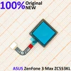 Модуль сканера отпечатка пальцев для Asus ZenFone 3 Max ZC553KL (серый)