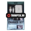 Сетевое зарядное устройство USB Remax RP-U22 (2A, 2 порта, кабель Lightning) Белый