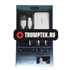 Сетевое зарядное устройство USB Remax RP-U22 (2A, 2 порта, кабель Type-C) Белый