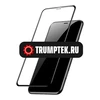 Защитное стекло "Ультра" для iPhone X/Xs/11 Pro Черное (Закалённое+, полное покрытие)