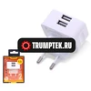 Сетевое зарядное устройство USB Remax RP-U22 (2A, 2 порта) Белый