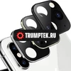Защитное стекло "Накладка камеры" для iPhone X дизайн iPhone 11 Pro Зеленый