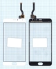 Сенсорное стекло (тачскрин) для Meizu M1 Metal белое