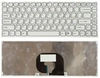 Клавиатура для ноутбука Sony Vaio VPC-Y series белая с серебристой рамкой