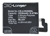 Аккумулятор CameronSino CS-LVX200SL для Lenovo S90, Vibe X2 3.8V 8.47Wh (2230mAh)