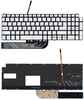 Клавиатура для ноутбука Dell Inspiron 5584, 5590, 5593 серебристая
