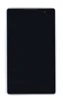 Дисплей (экран) в сборе с тачскрином для Asus ZenPad C 7.0 Z170C черный с серебристой рамкой