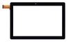 Сенсорное стекло (тачскрин) для планшета TurboPad kids 10,1 (2021) черное