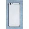 Задняя крышка аккумулятора для iPhone 6 (4.7) Silver AAA (Amperin)