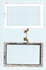 Сенсорное стекло (тачскрин) FPC-TP070247(V1801)-01 белый