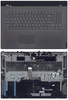 Клавиатура (топ-панель) для ноутбука Lenovo Legion Y740-17 темно-серая с темно-серым топкейсом
