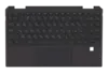 Клавиатура (топ-панель) для ноутбука HP Spectre X360 13-AW TPN-Q225 коричневая с коричневым топкейсом