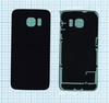 Задняя крышка аккумулятора для Samsung Galaxy S6 Edge G925 черная