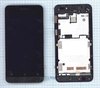 Дисплей (экран) в сборе с тачскрином для Asus ZenFone 4 A450CG черный с рамкой
