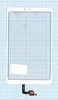 Сенсорное стекло (тачскрин) для Xiaomi MiPad 4 белый
