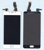 Дисплей (экран) в сборе с тачскрином для Meizu U10 белый