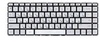 Клавиатура для ноутбука HP 14-AB серебристая без рамки с подсветкой
