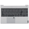 Клавиатура (топ-панель) для ноутбука Lenovo IdeaPad S340-15IWL черная с серебристым топкейсом
