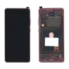 Дисплей (экран) в сборе с тачскрином для Samsung Galaxy S20 FE SM-G780F, Galaxy S20 FE 5G SM-G781B оранжевый с рамкой (Premium LСD)