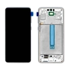 Дисплей (экран) в сборе с тачскрином для Samsung Galaxy A73 SM-A736B белый с рамкой