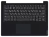 Клавиатура (топ-панель) для ноутбука Lenovo IdeaPad S145-14IIL черная с черным топкейсом