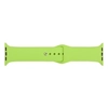 Ремешок для Apple Watch 42 мм силиконовый зеленый