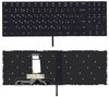 Клавиатура для ноутбука Lenovo Legion Y520 Y520-15IKB черная без рамки, белая подсветка