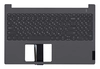 Клавиатура (топ-панель) для ноутбука Lenovo ThinkBook 15-IML 15-IIL черная с серым топкейсом
