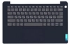 Клавиатура (топ-панель) для ноутбука Lenovo IdeaPad 3-14ITL6 черная с черным топкейсом
