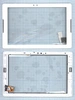Сенсорное стекло (тачскрин) для Acer Iconia One B3-A32 белое с рамкой