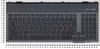 Клавиатура для ноутбука Asus G55 G55V G57 черная с рамкой и подсветкой